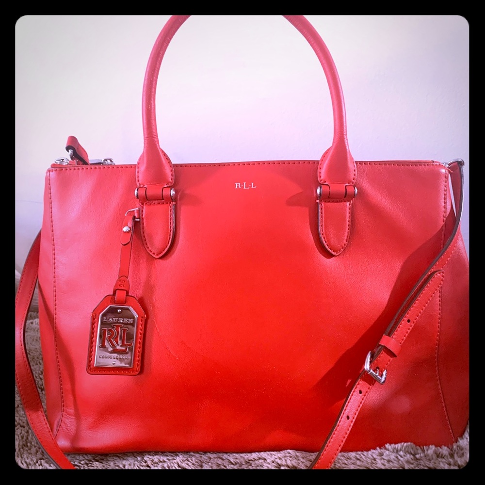 Ralph Lauren Red Tote